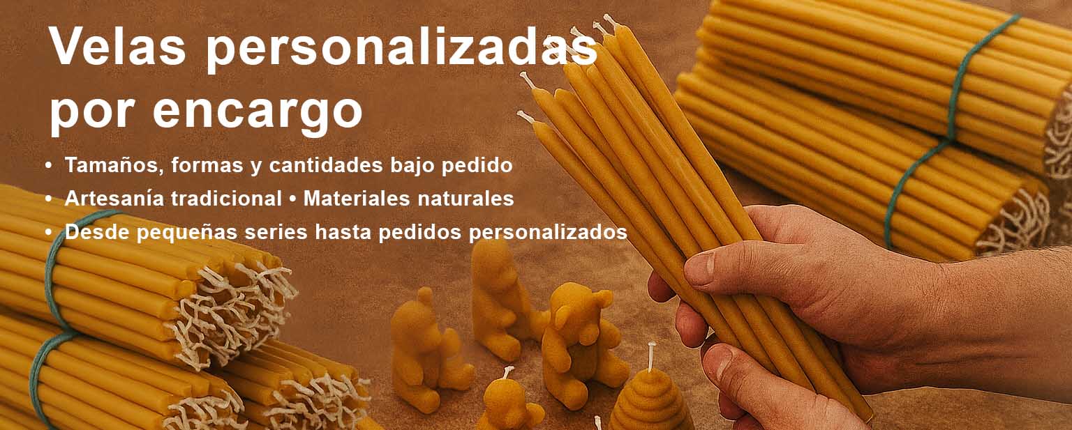 Velas personalizadas por encargo